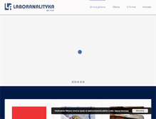 Tablet Screenshot of laboranalityka.com.pl